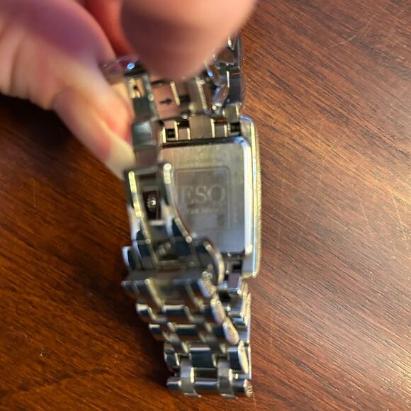 ESQ by Movado Filmore Watch | Stainless Steel, Silver Rectangle - Picture 4 of 5